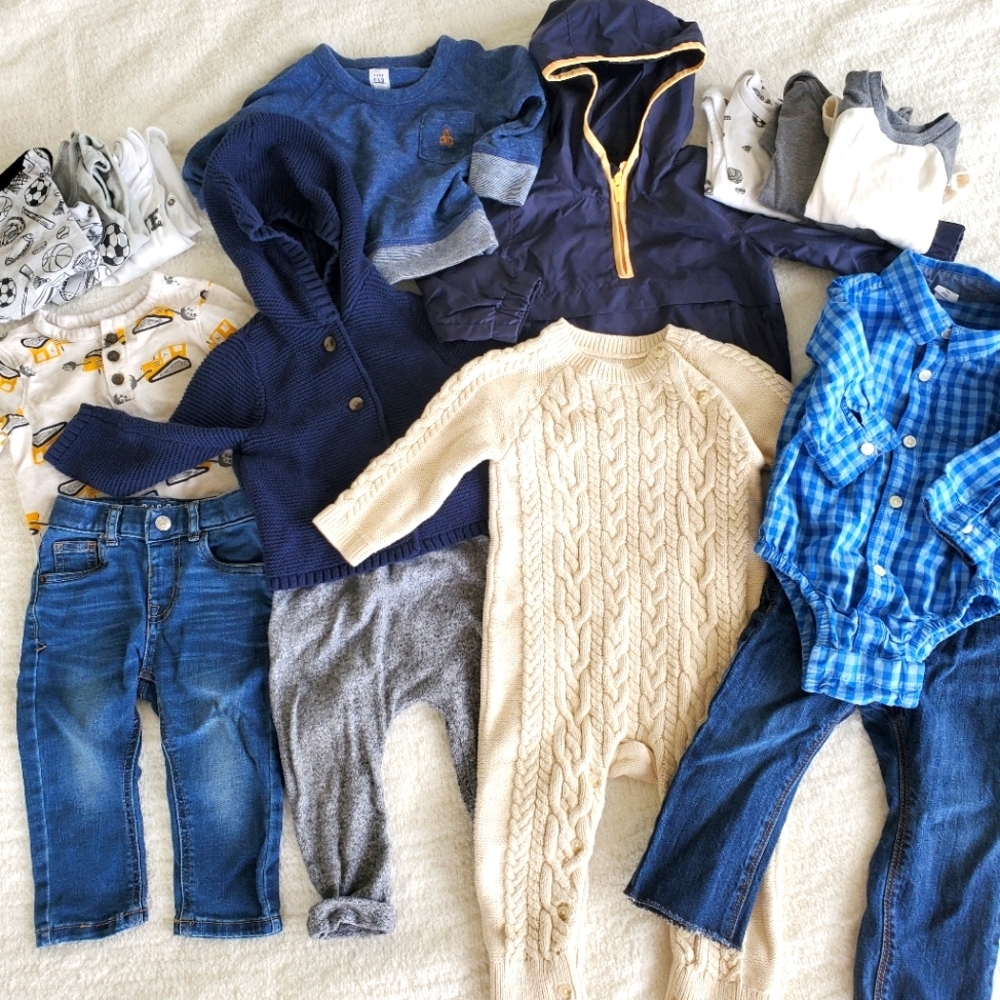 Bundle / lot of 15 pieces jacket, jeans, pants, etc.